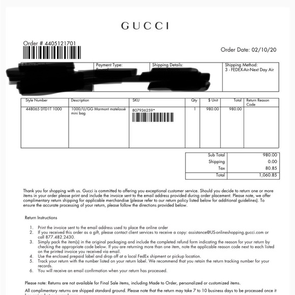 Black GG Gucci marmont mini camera bag - Picture 9 of 11